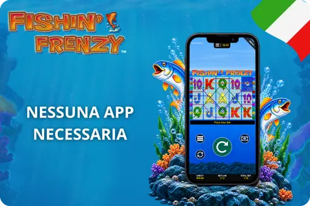 Fishin' Frenzy Demo su smartphone