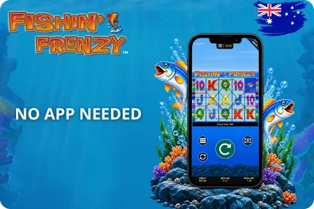 Fishin Frenzy Demo on mobile