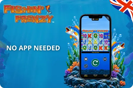 Fishin Frenzy Demo on mobile