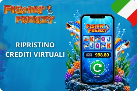 Fishin' Frenzy Demo saldo e ricarica della pagina su smartphone