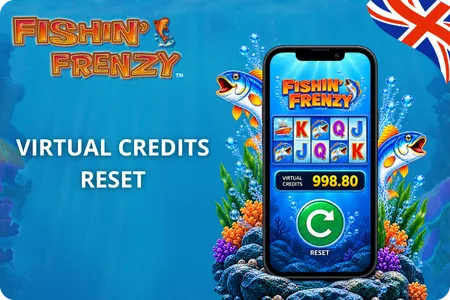 Fishin Frenzy Demo balance and page reload on a phone