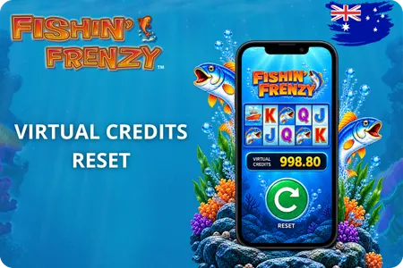 Fishin Frenzy Demo balance and page reload on a phone