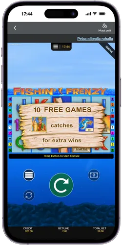 Fisherman collecting fish tags in free games