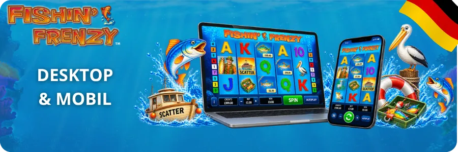 Fishin Frenzy Slot auf einem Smartphone