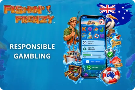 Fishin Frenzy responsible gambling tools and support services in Australia